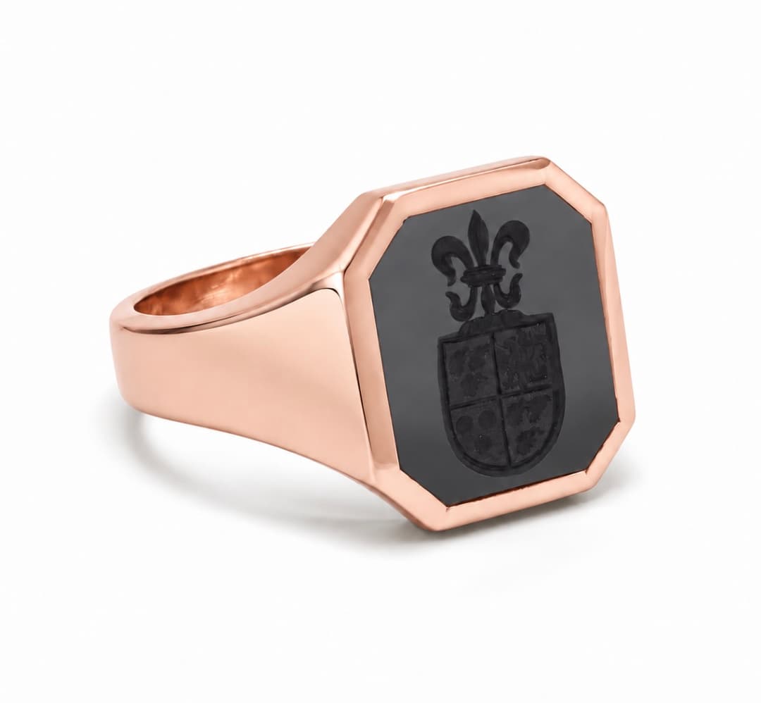 Roségoud Onyx edelsteen