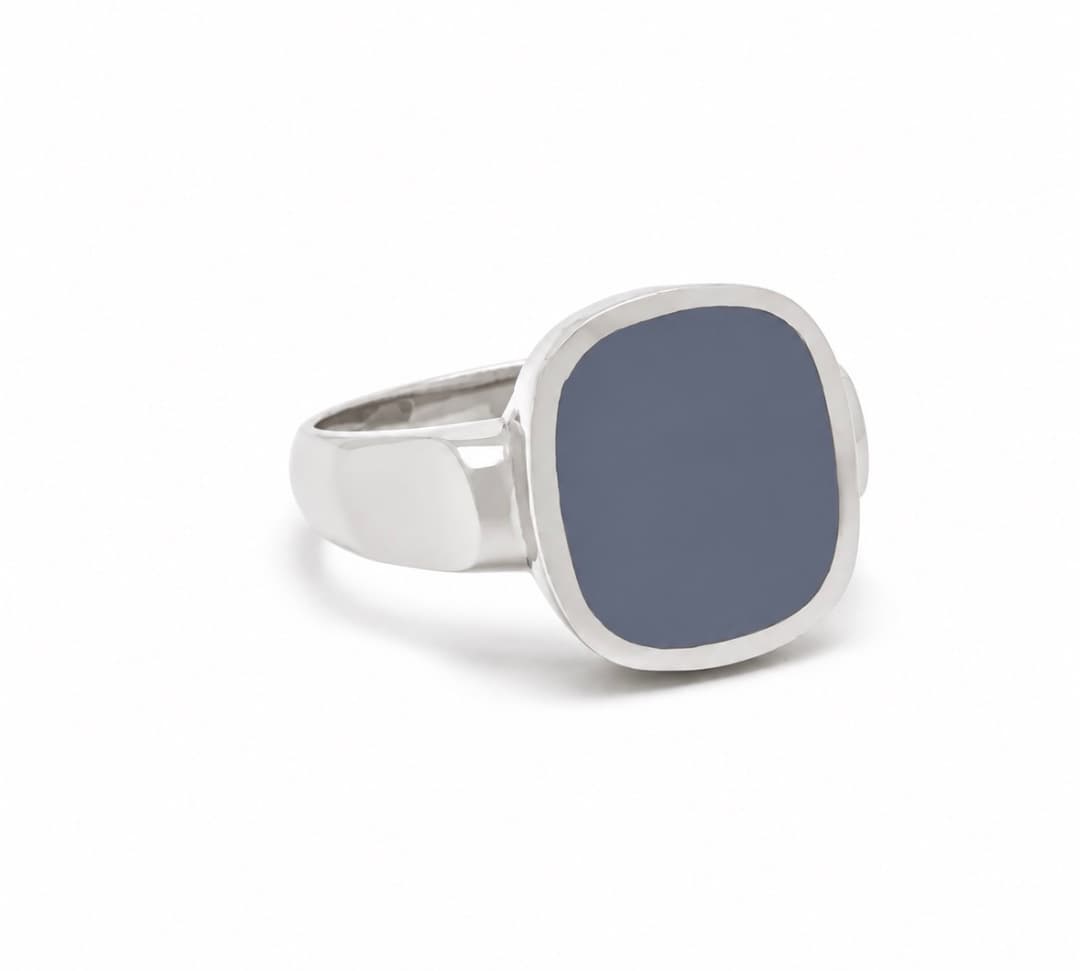 Witgoud stomphoek Lagensteen blauw